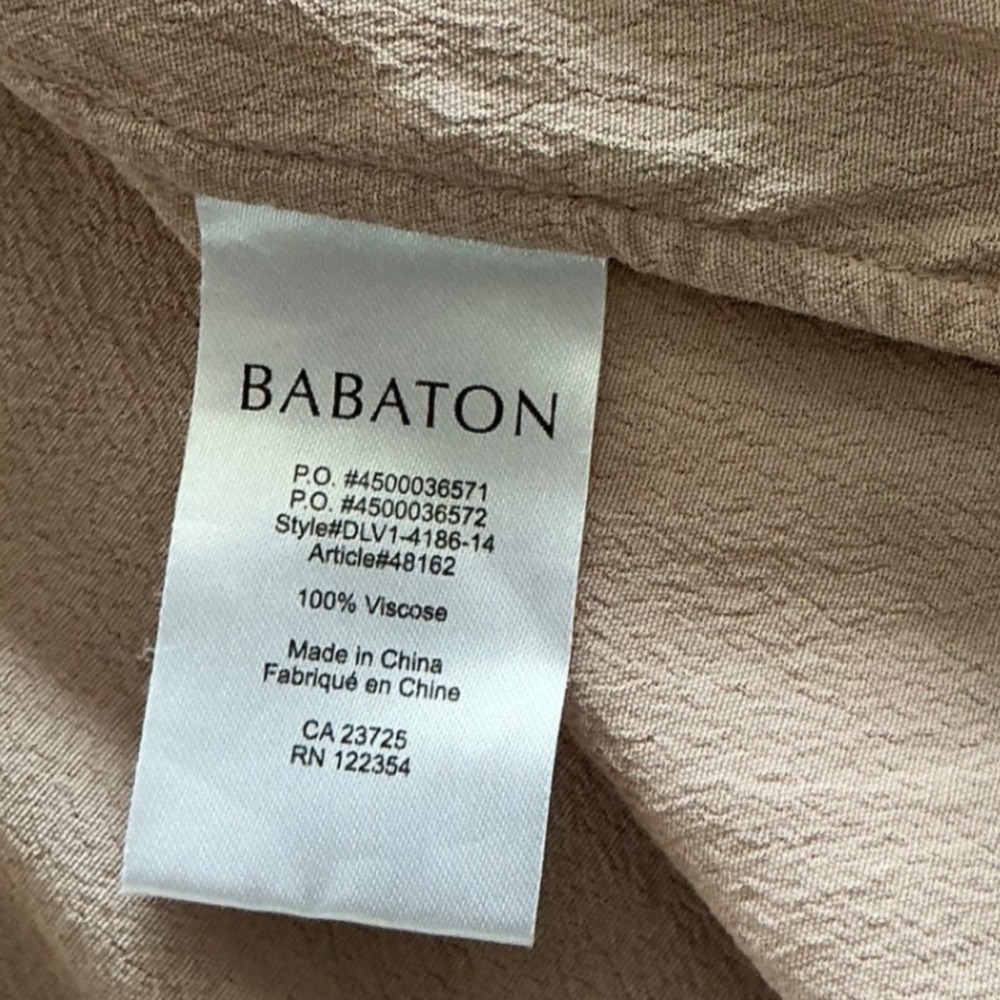 Babaton Aritzia Dusty Rose Open Front Cardigan Viscose Pocket Sweater XXS 48162 - Picture 4 of 4